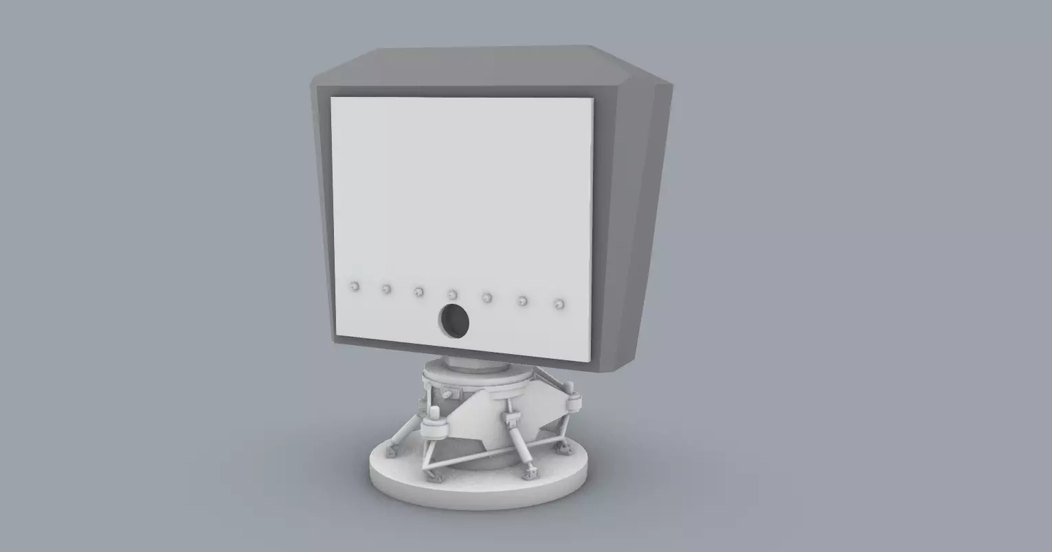 Thales NS 1000 Low-poly 3D model_0