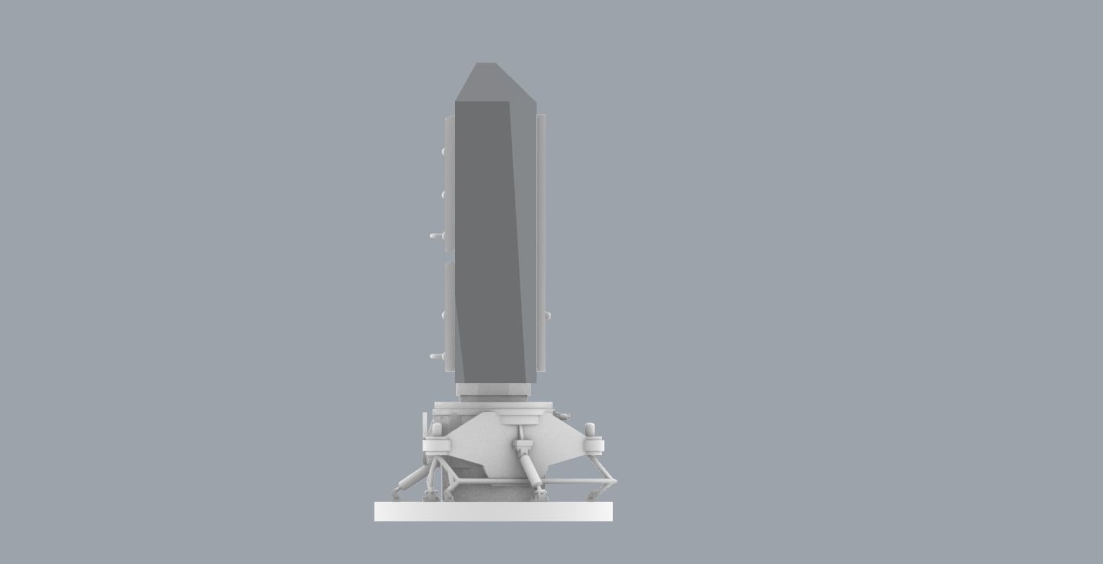 Thales NS 1000 Low-poly 3D model_10