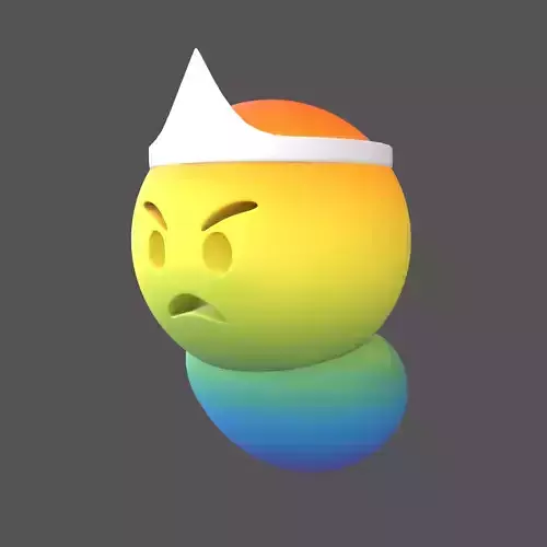 Angry Face Ghost v1 006