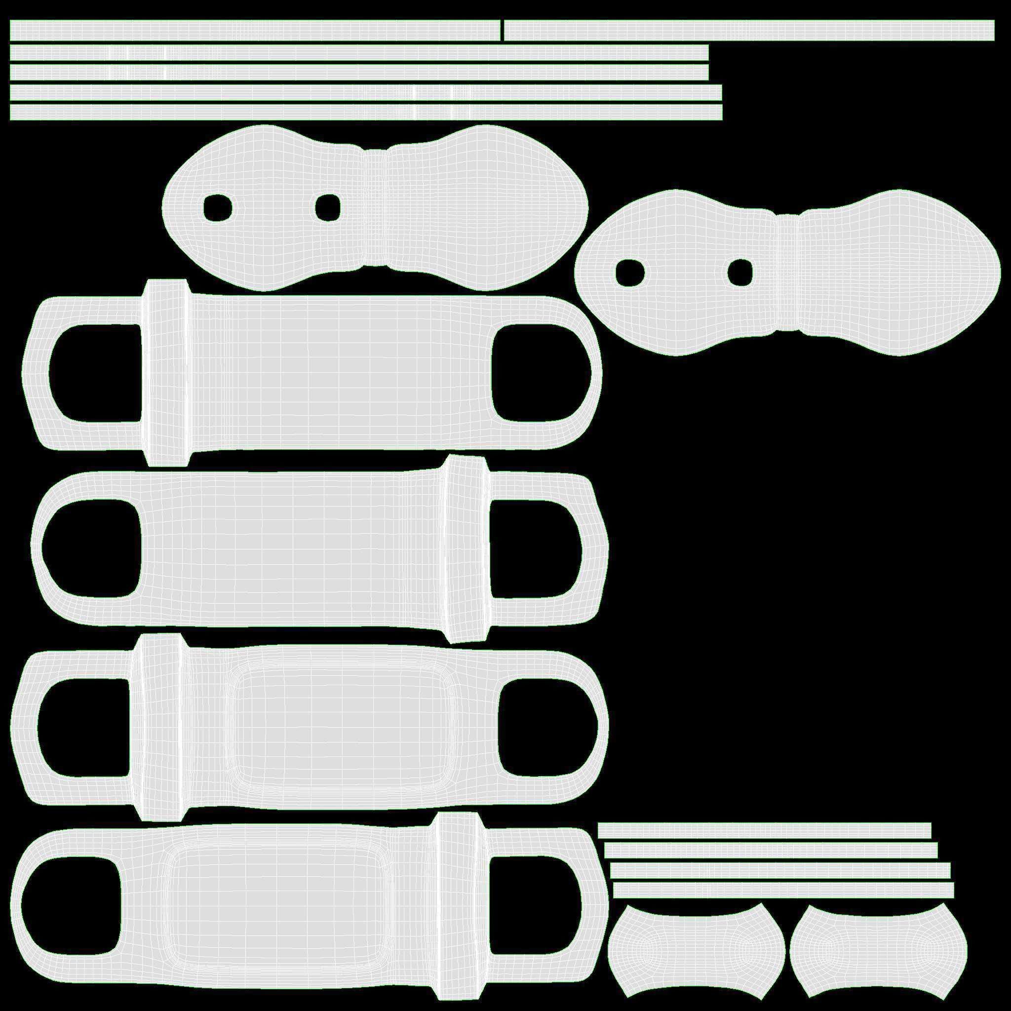 School Large Pencil Case 3D model_12