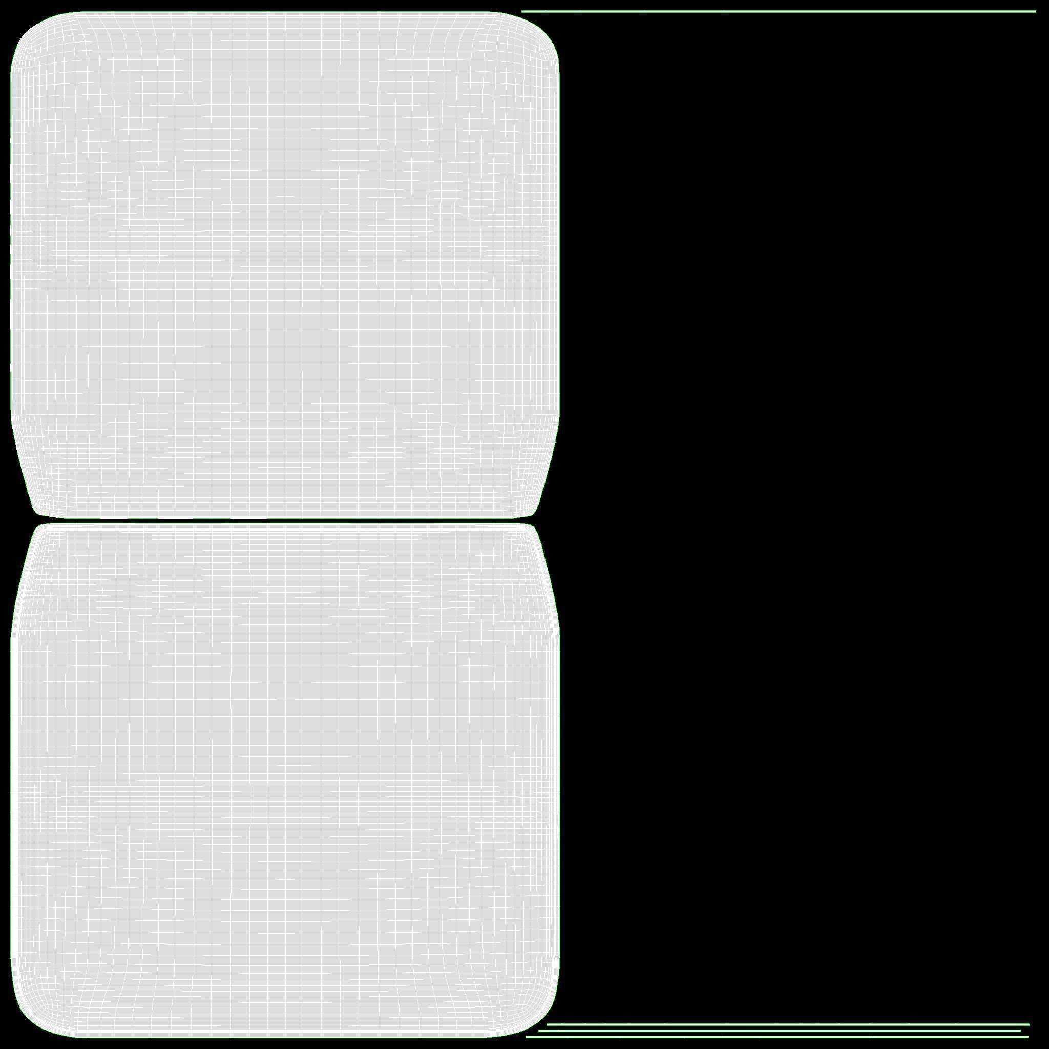 School Large Pencil Case 3D model_11