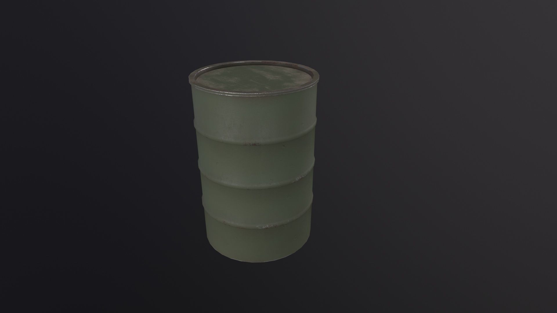 Military Barrel Pack 3D Model Low-poly 3D model_5