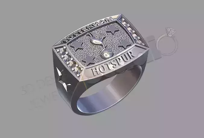ring Tottenham spurs 3d model 3D print model
