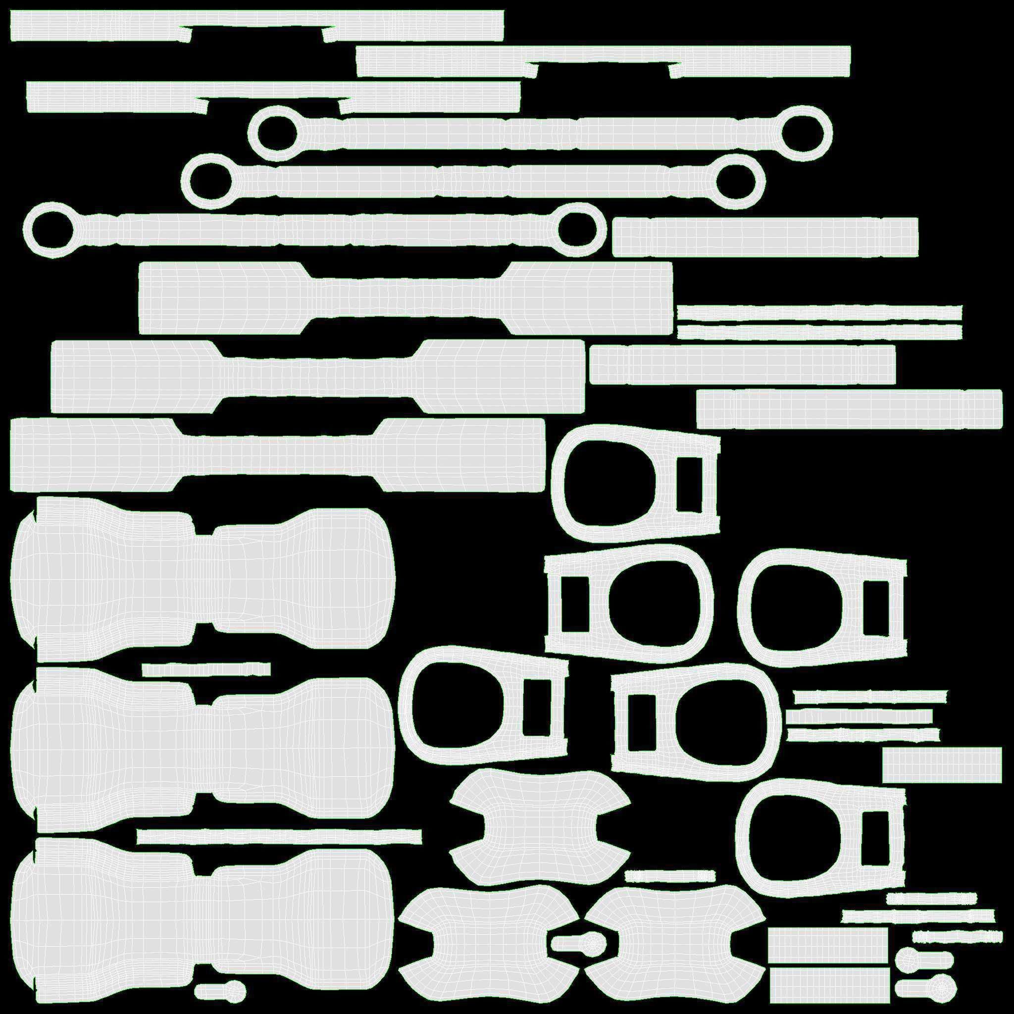 Smoking Pipe and Tobacco Bag Leather 3D model_12