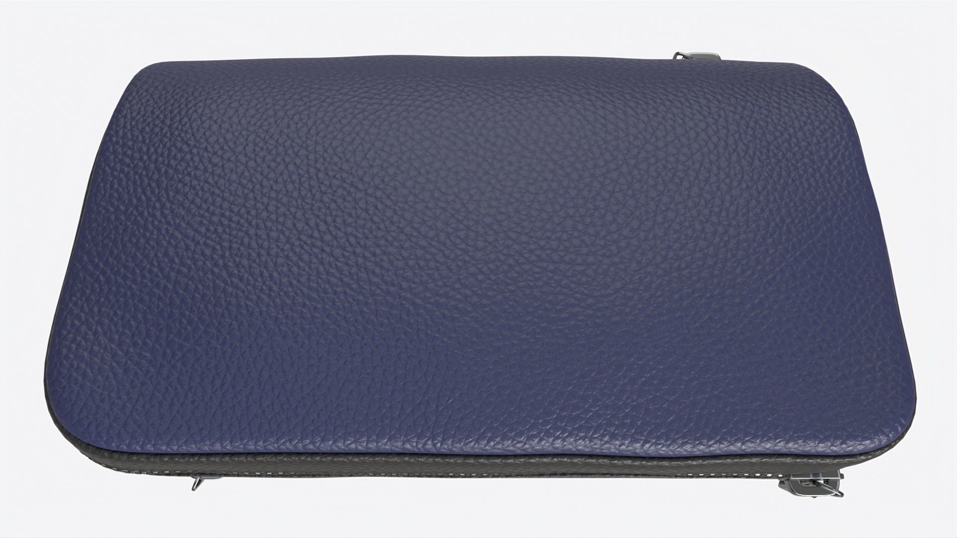 Smoking Pipe and Tobacco Bag Leather 3D model_2