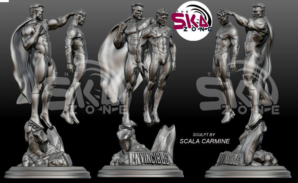 OMNIMAN vs INVINCIBLE- 3D model 3D print model_1