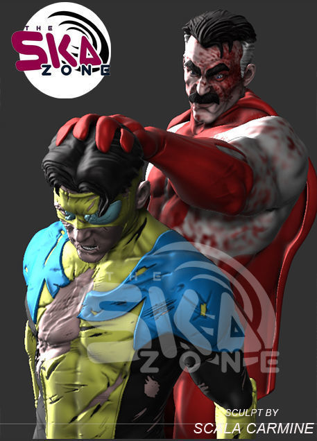 OMNIMAN vs INVINCIBLE- 3D model 3D print model_3