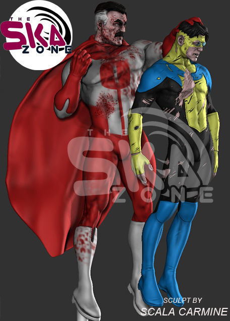 OMNIMAN vs INVINCIBLE- 3D model 3D print model_2