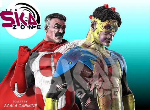 OMNIMAN vs INVINCIBLE- 3D model 3D print model_0