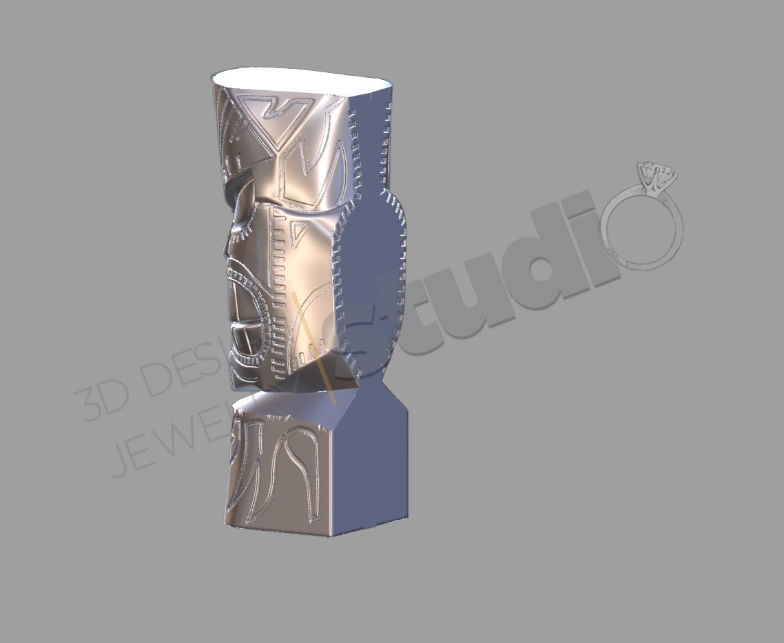 totem 3d model 3D print model_4