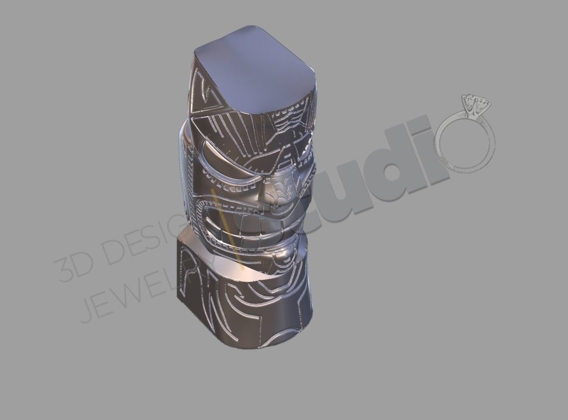 totem 3d model 3D print model_5