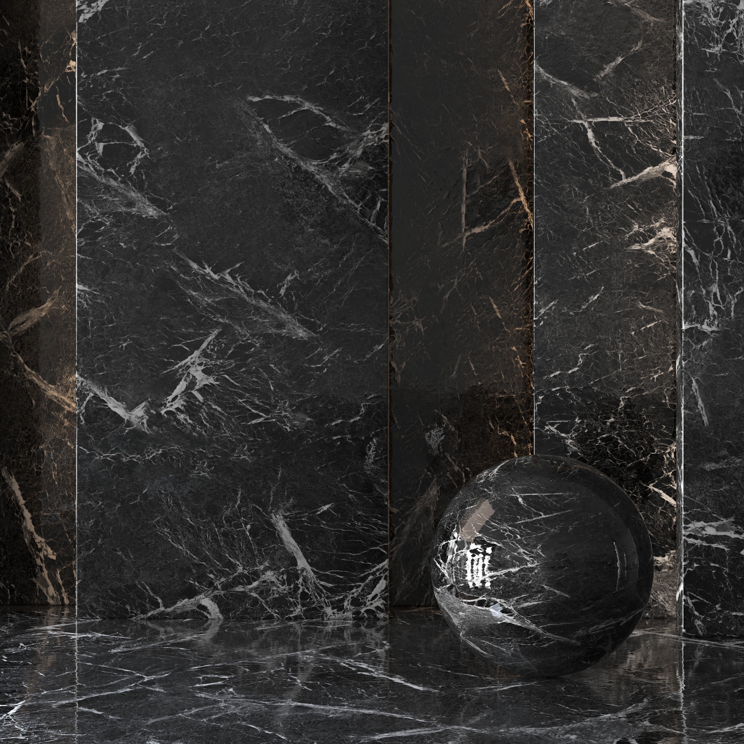 2 Marble Material 8K Seamless - Tileable - DrCG No 72 3D model_1