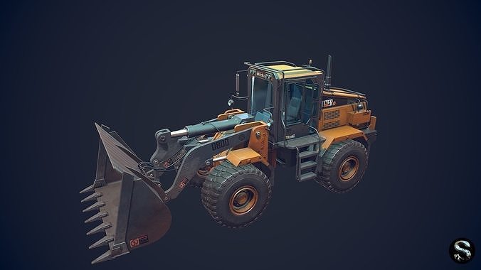 Handler Low-poly 3D model
