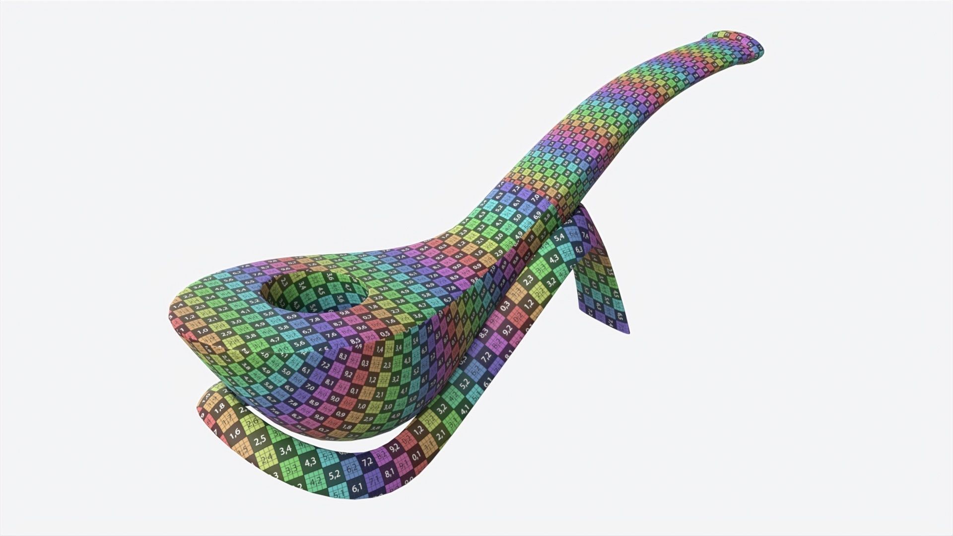 Smoking Pipe Bent Briar Wood 03 3D model_8