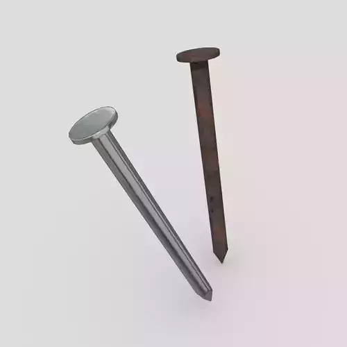 CC0 - Nail Free low-poly 3D model