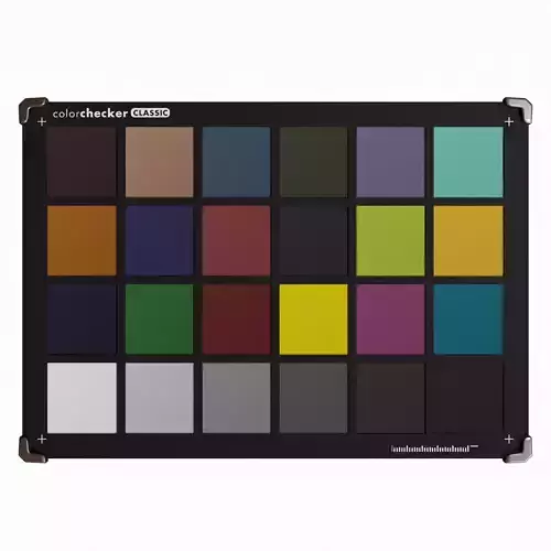 Color Checker Low-poly 3D model