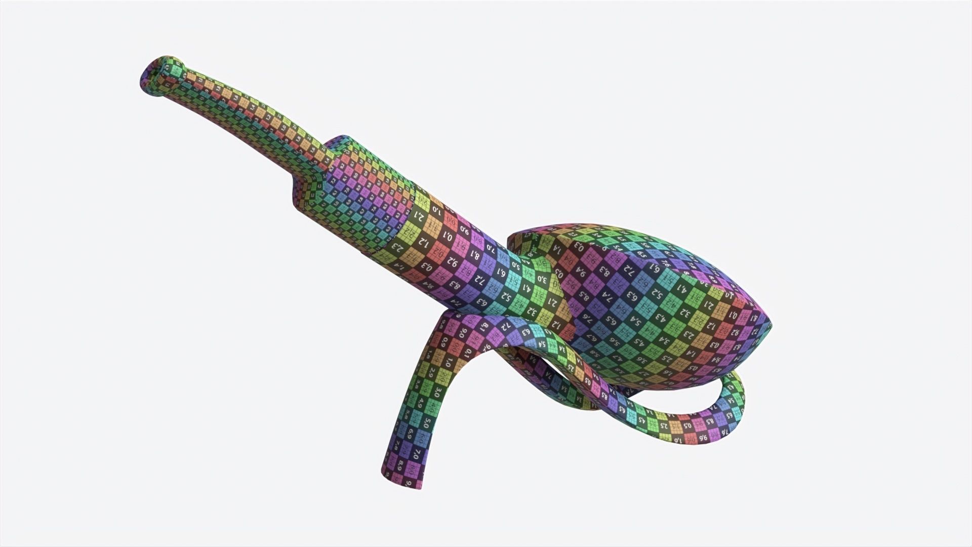 Smoking Pipe Half-bent Briar Wood 02 3D model_9