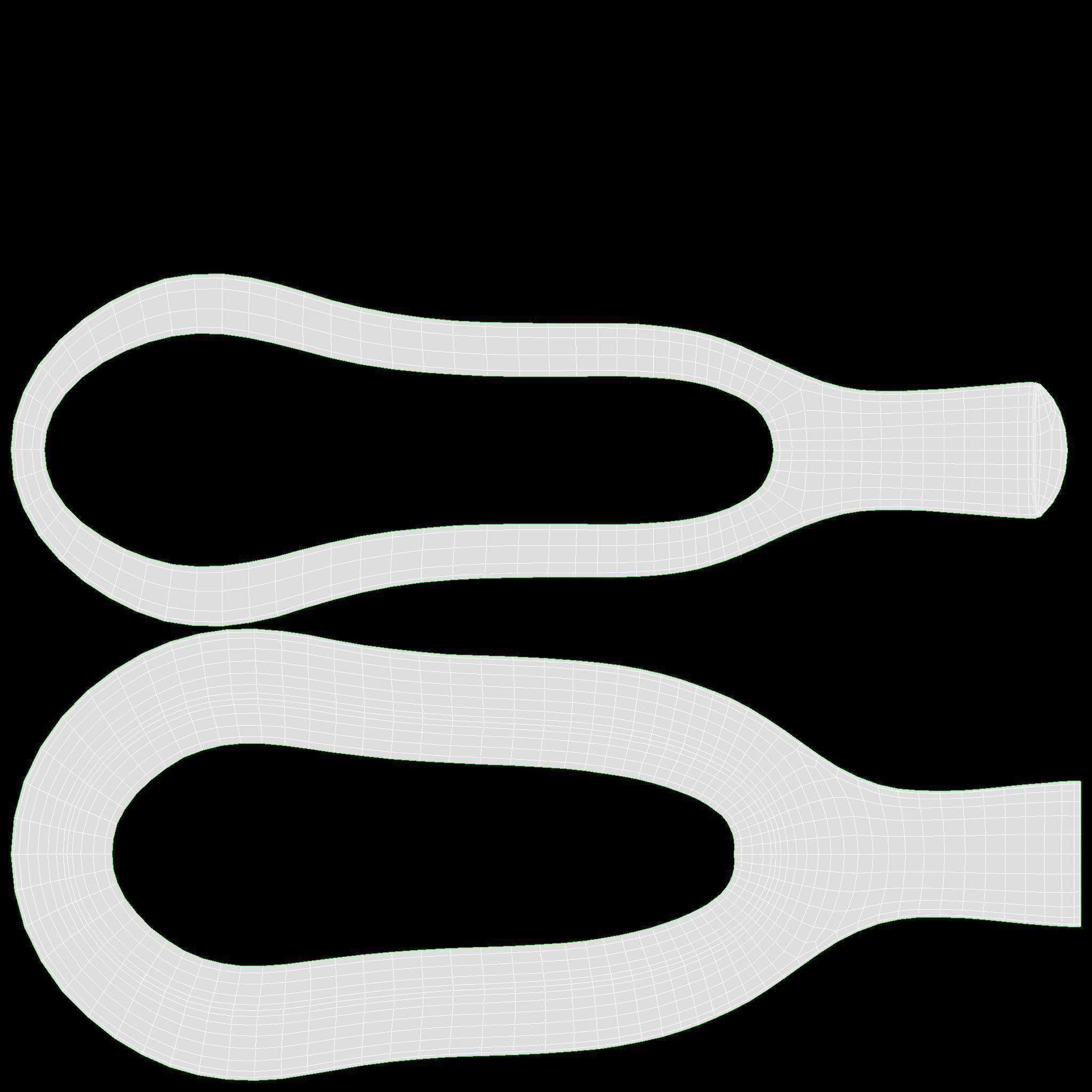 Smoking Pipe Half-bent Briar Wood 04 3D model_10