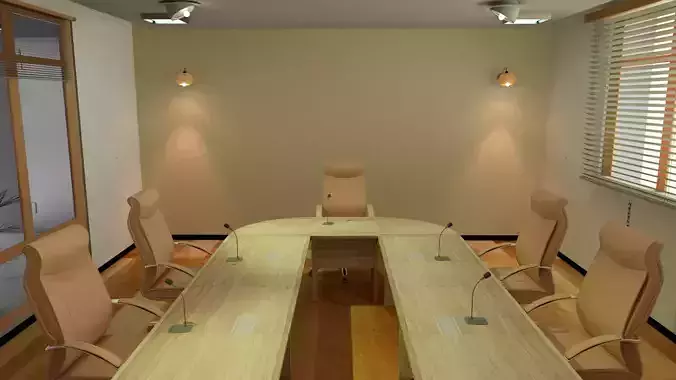 interior -office design 3D model