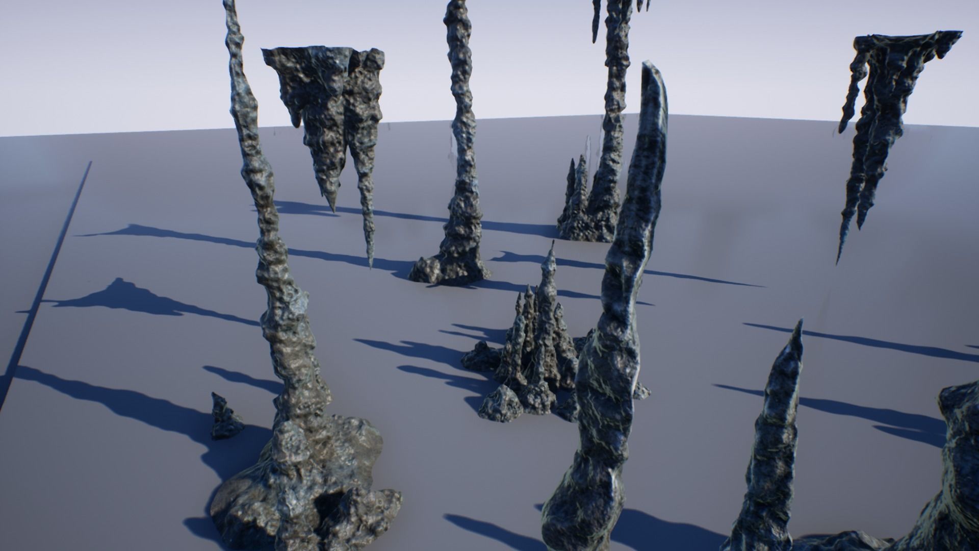 Cave Formations Low-poly 3D model_3