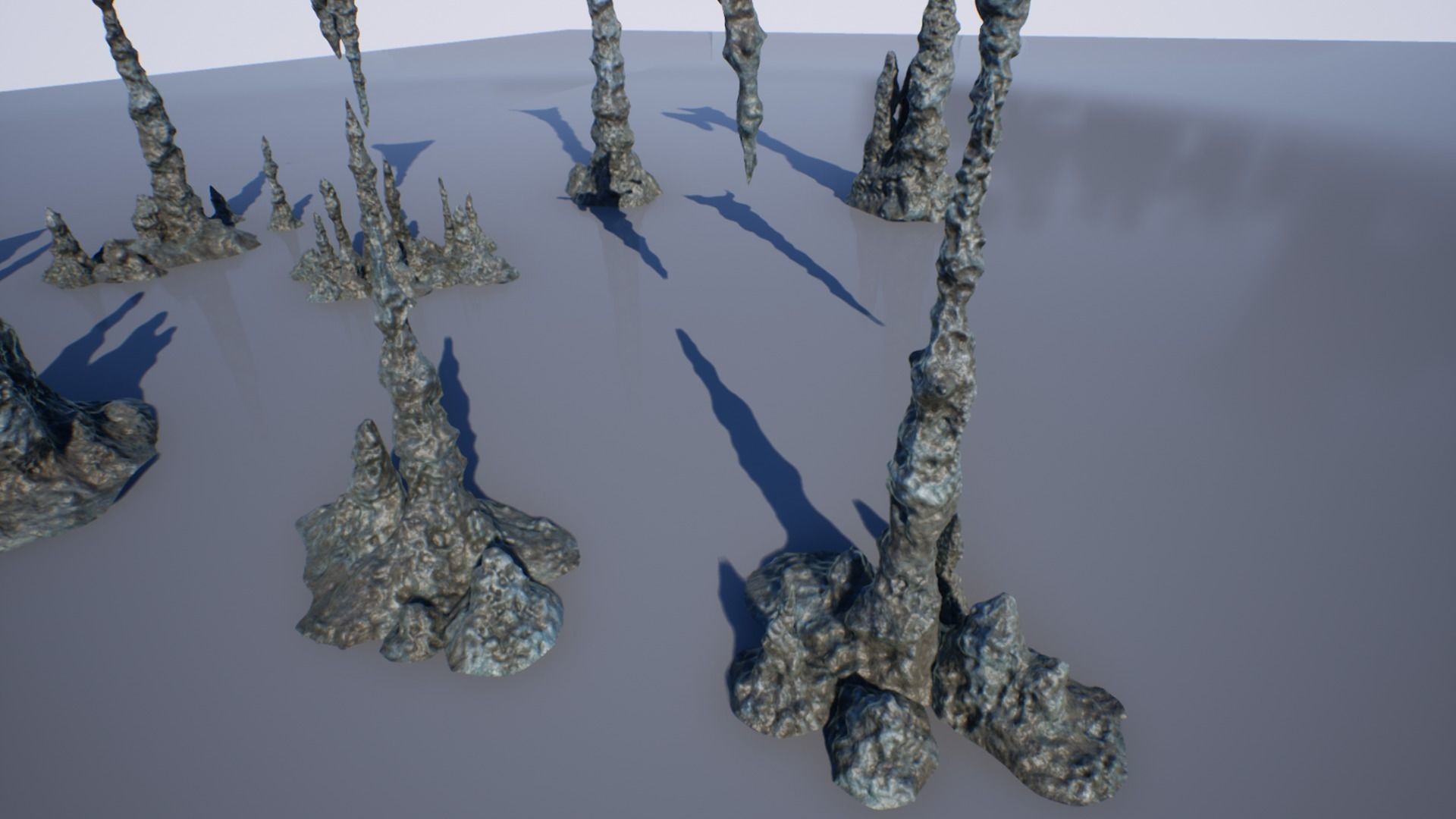 Cave Formations Low-poly 3D model_2