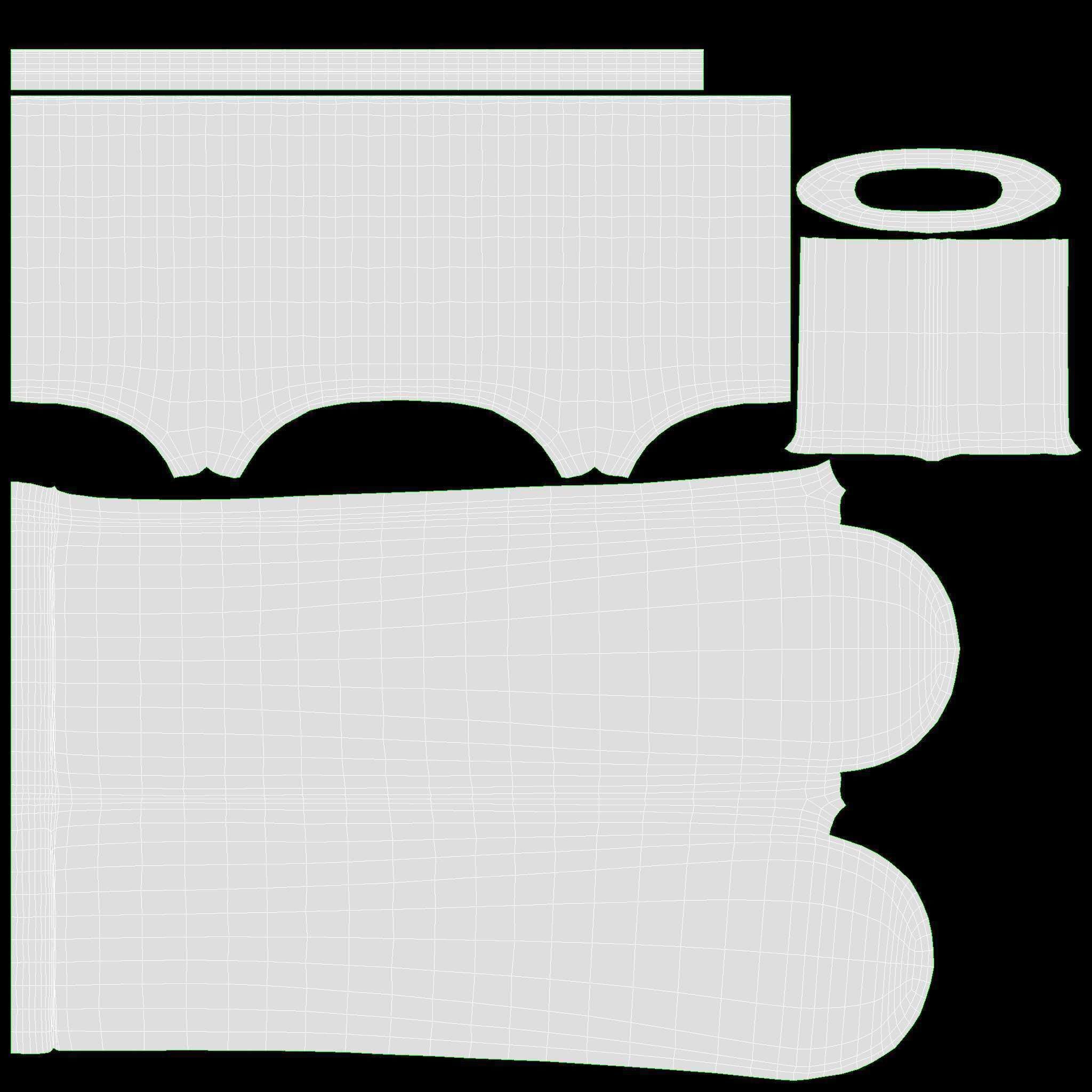 Smoking Pipe Holder Single with Pipe 3D model_11