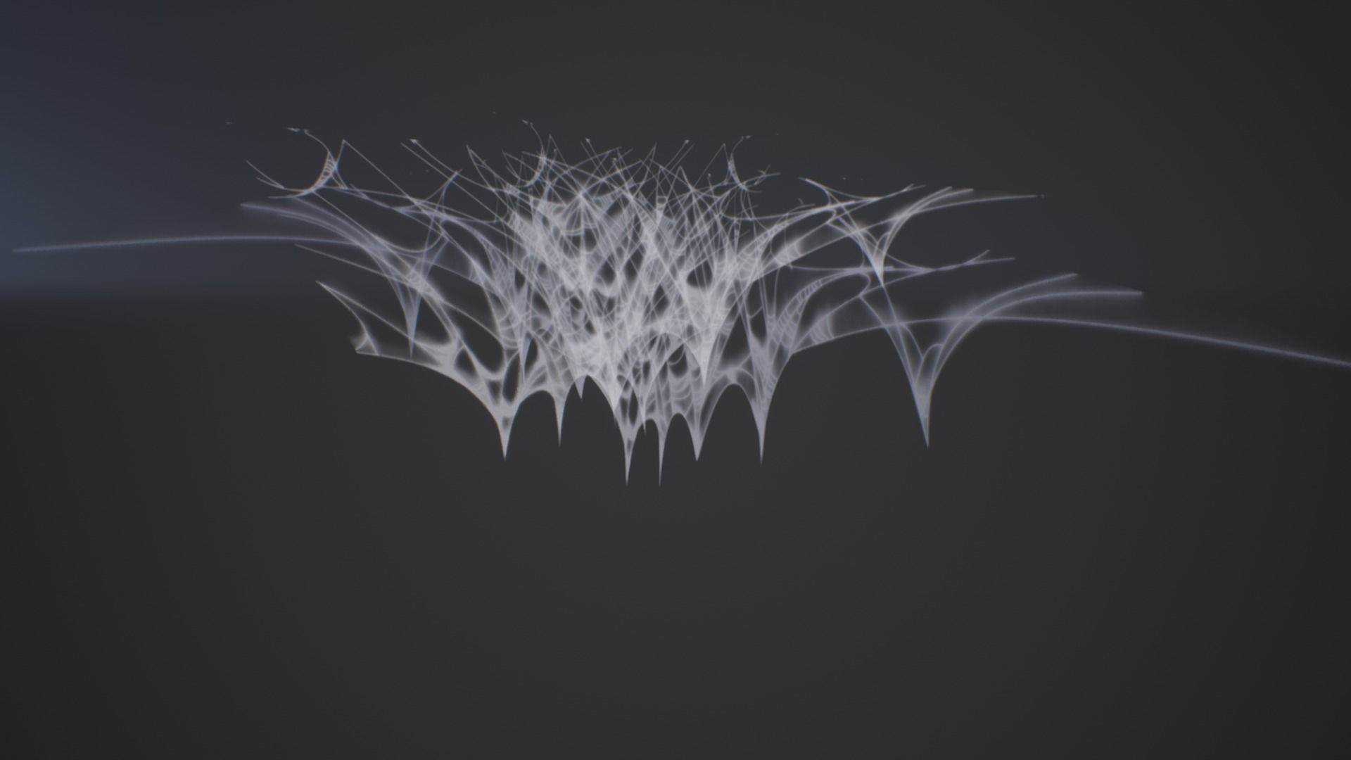 Spider Web Low-poly 3D model_7