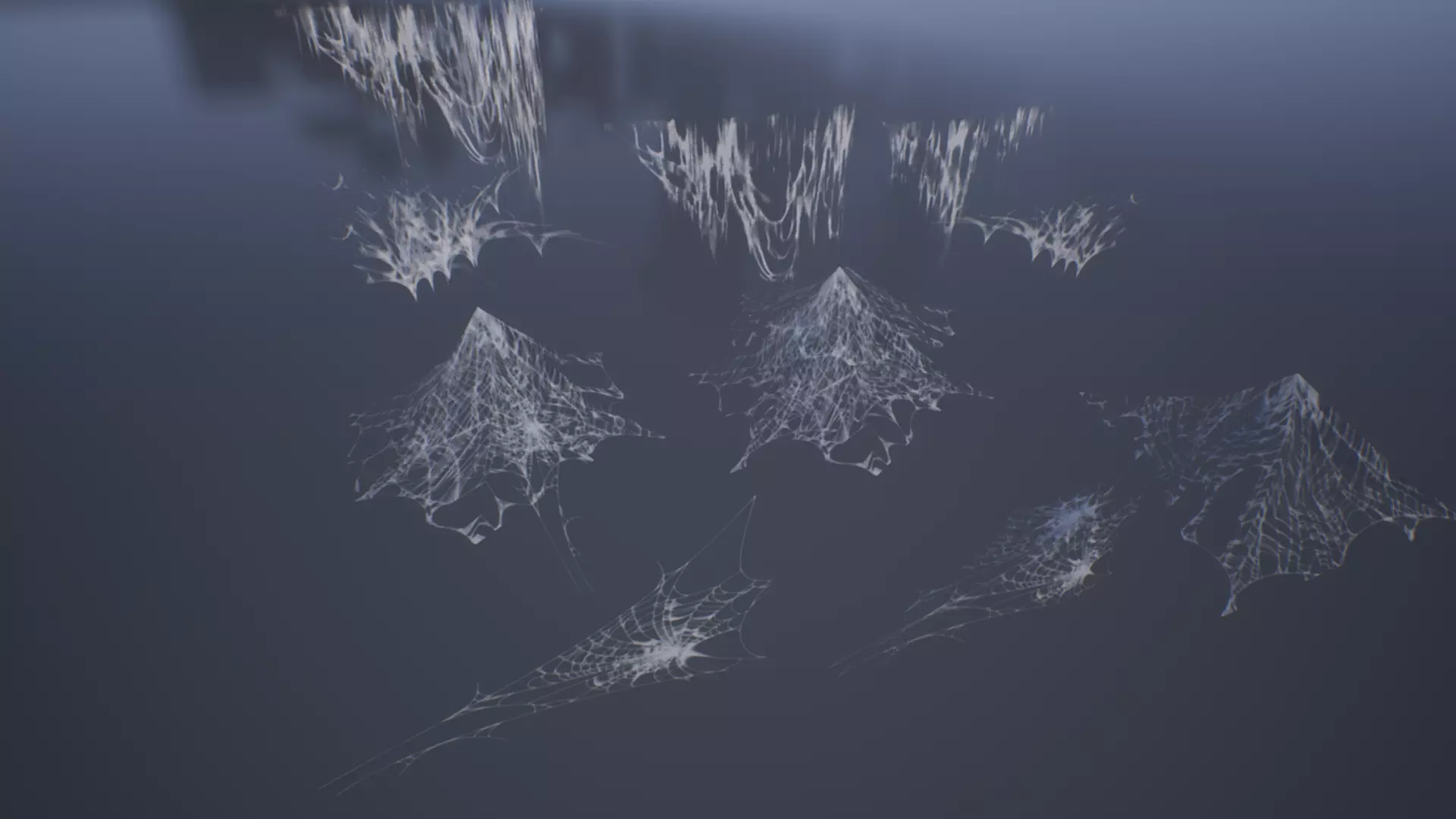 Spider Web Low-poly 3D model_0