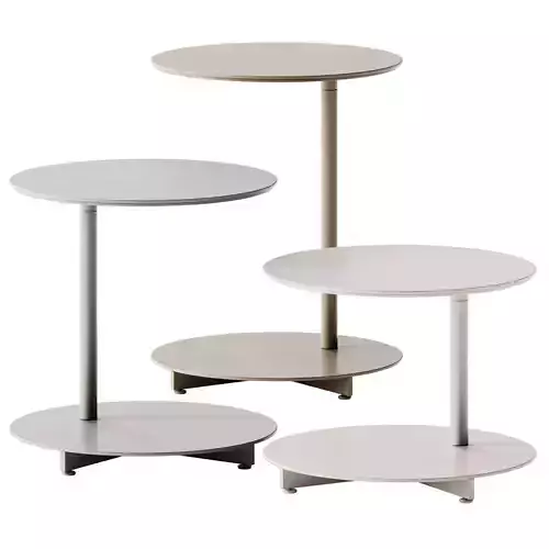 Apsara Outdoor Steel Coffee tables by Giorgetti