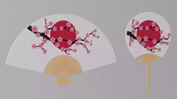 Japanese Hand Fan 1
