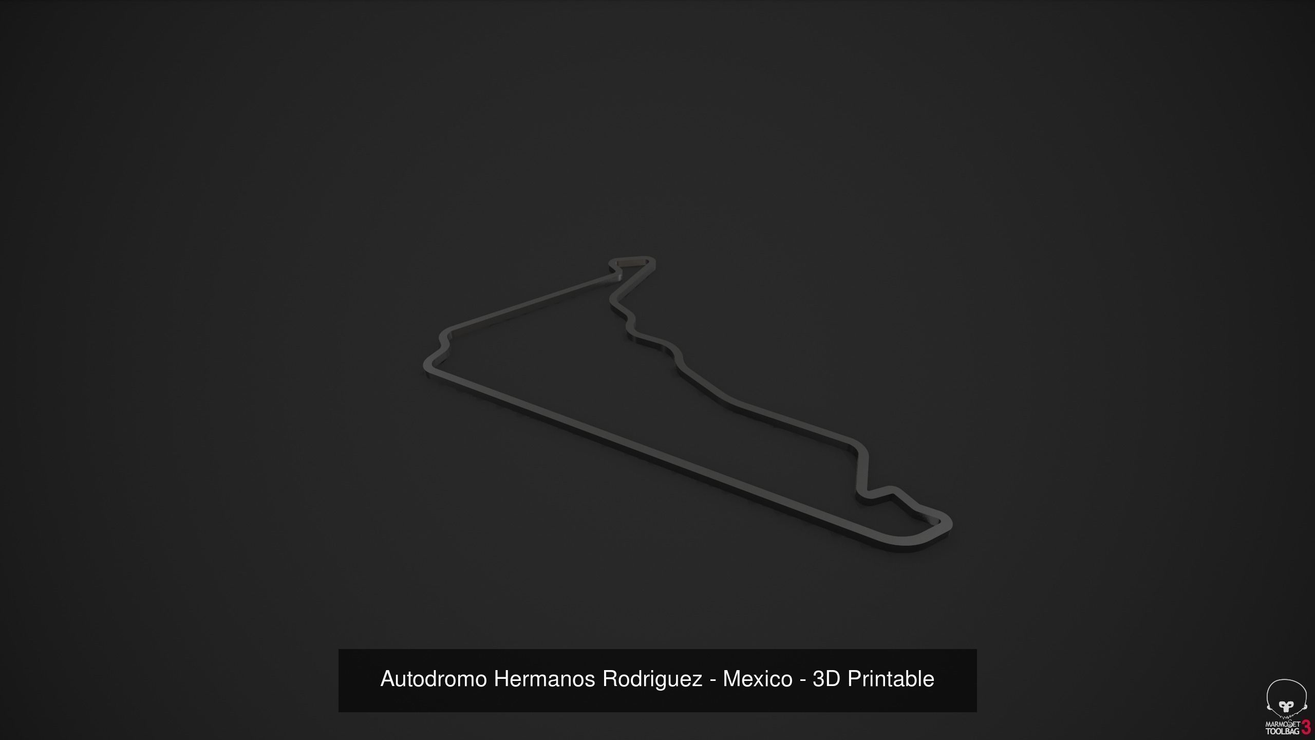 FIA Formula 1 World Championship 2021 - 3D Printable Tracks 3D Model Collection_34