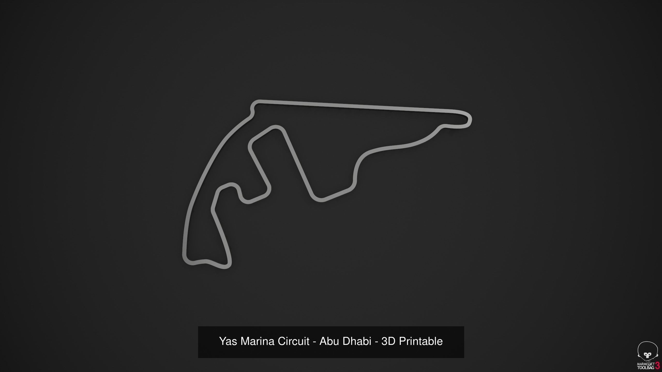 FIA Formula 1 World Championship 2021 - 3D Printable Tracks 3D Model Collection_68