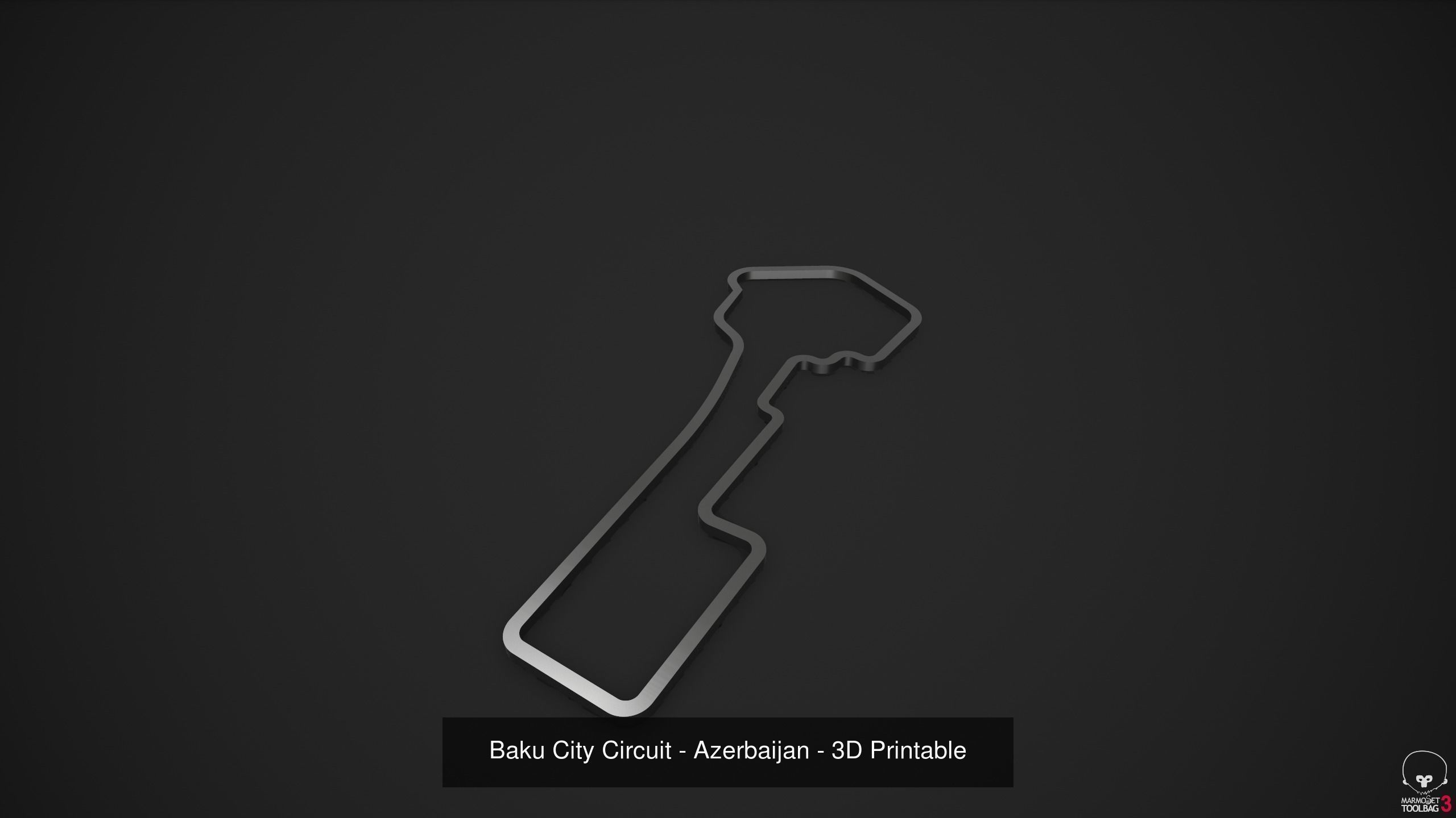 FIA Formula 1 World Championship 2021 - 3D Printable Tracks 3D Model Collection_42