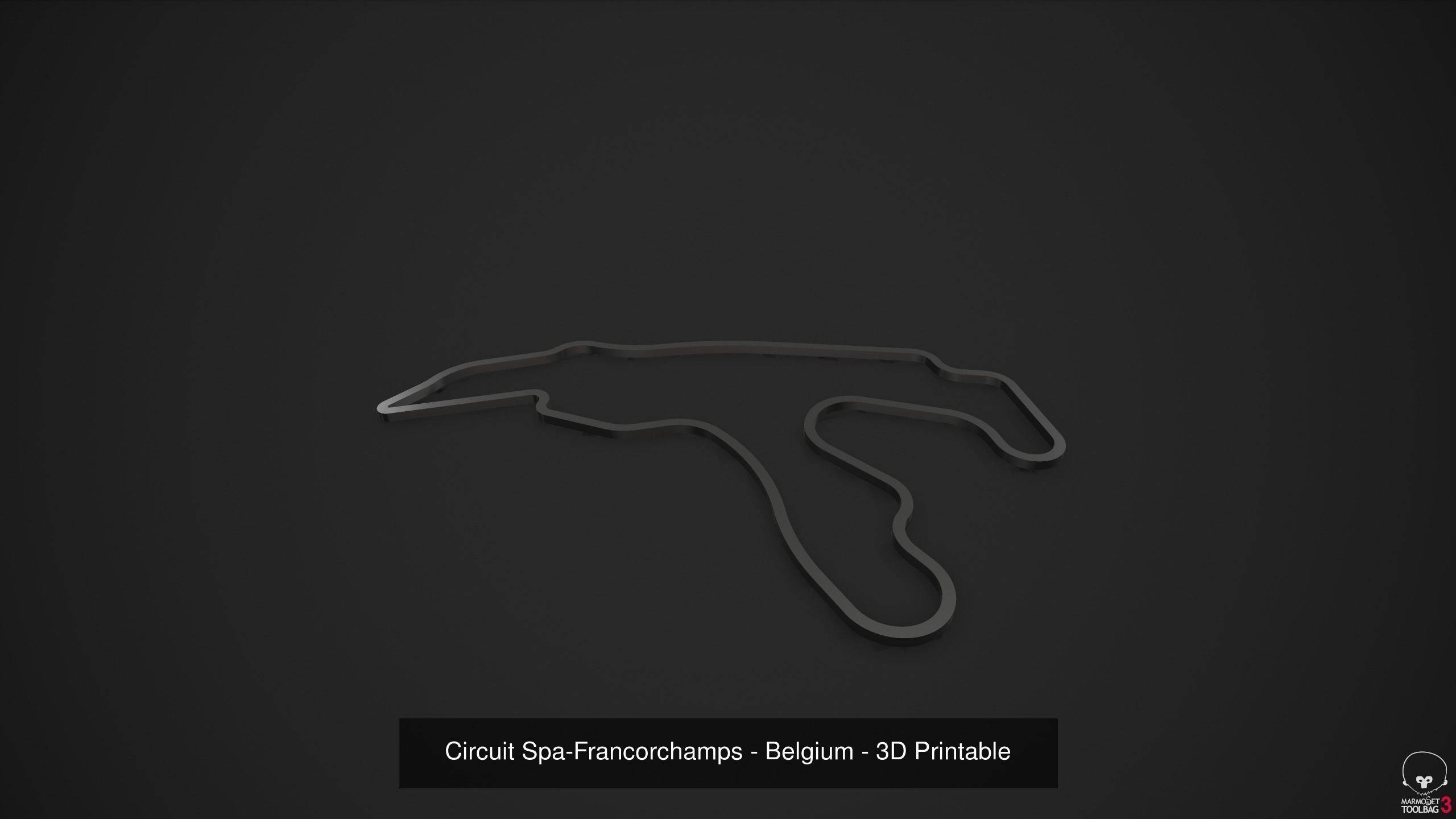 FIA Formula 1 World Championship 2021 - 3D Printable Tracks 3D Model Collection_54