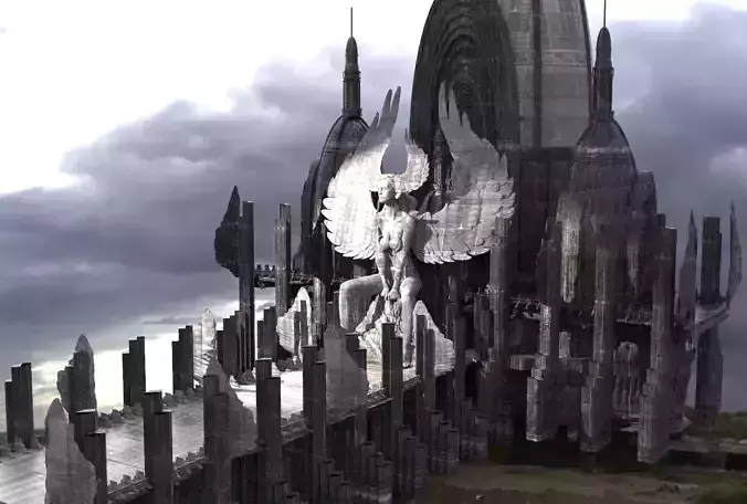 Ancient deity Steampunk Emperor Walkways