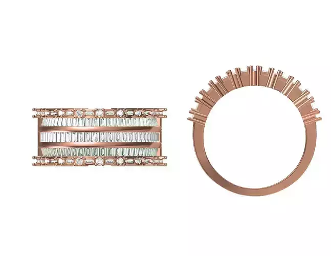 Wedding Engagement Women Ring STL JCD Details