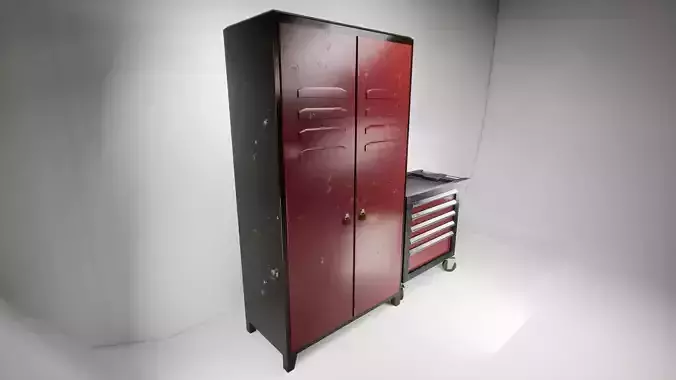Tool trolley and workshop cabinet