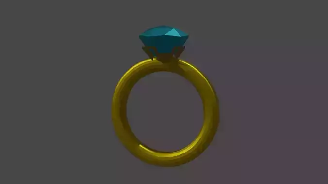 Wedding Ring with Diamond