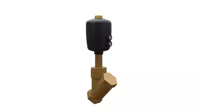 pneumatic valve construction 3D model