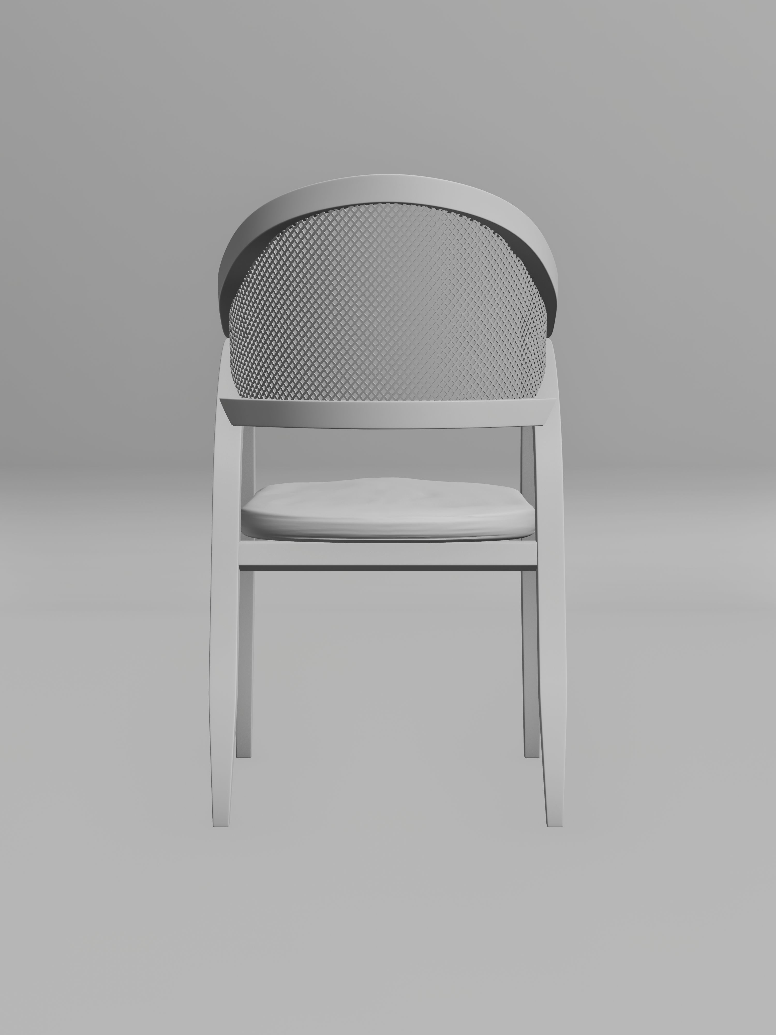 Wooden Chair - 5 of 7 3D model_5