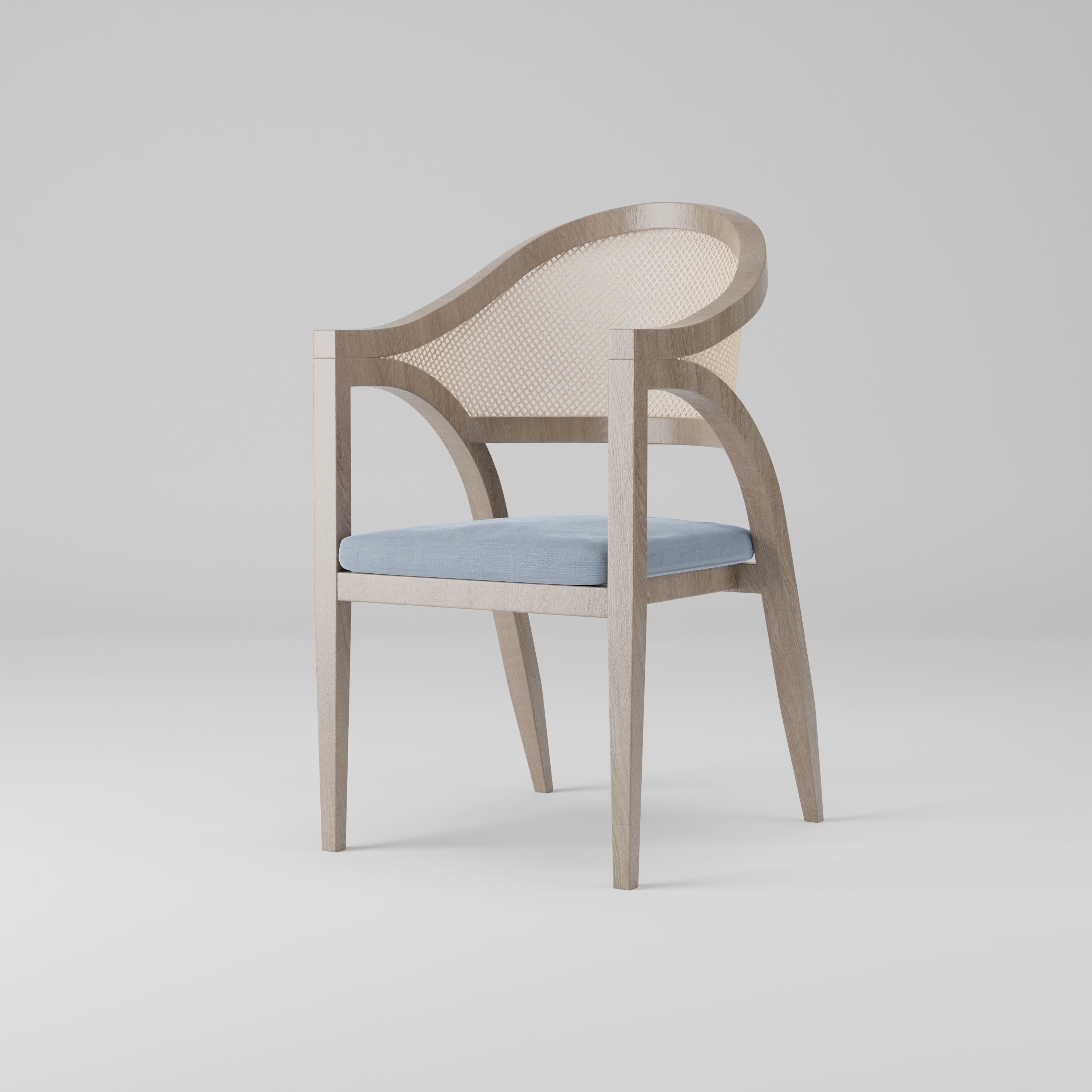 Wooden Chair - 5 of 7 3D model_1