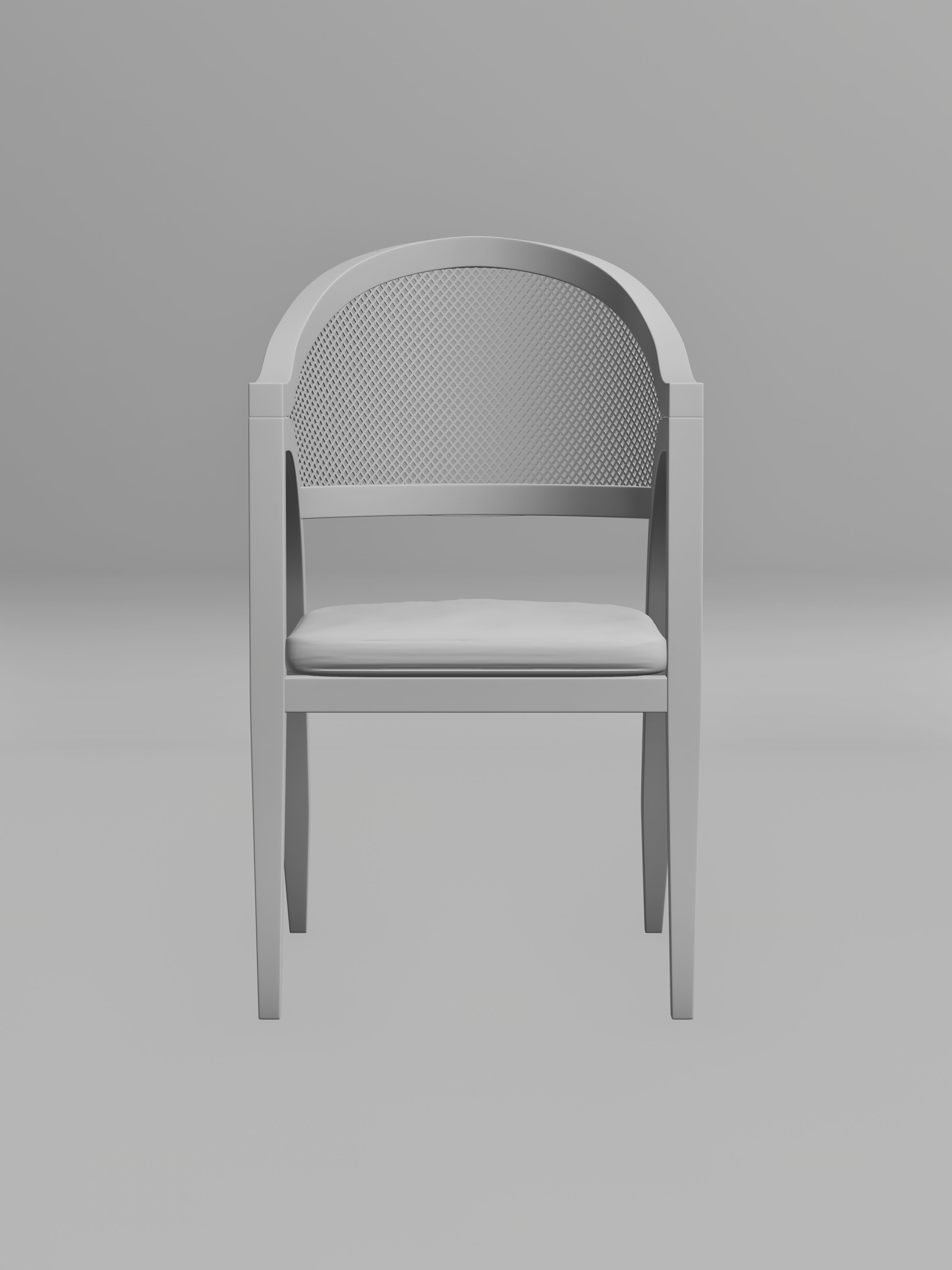 Wooden Chair - 5 of 7 3D model_3