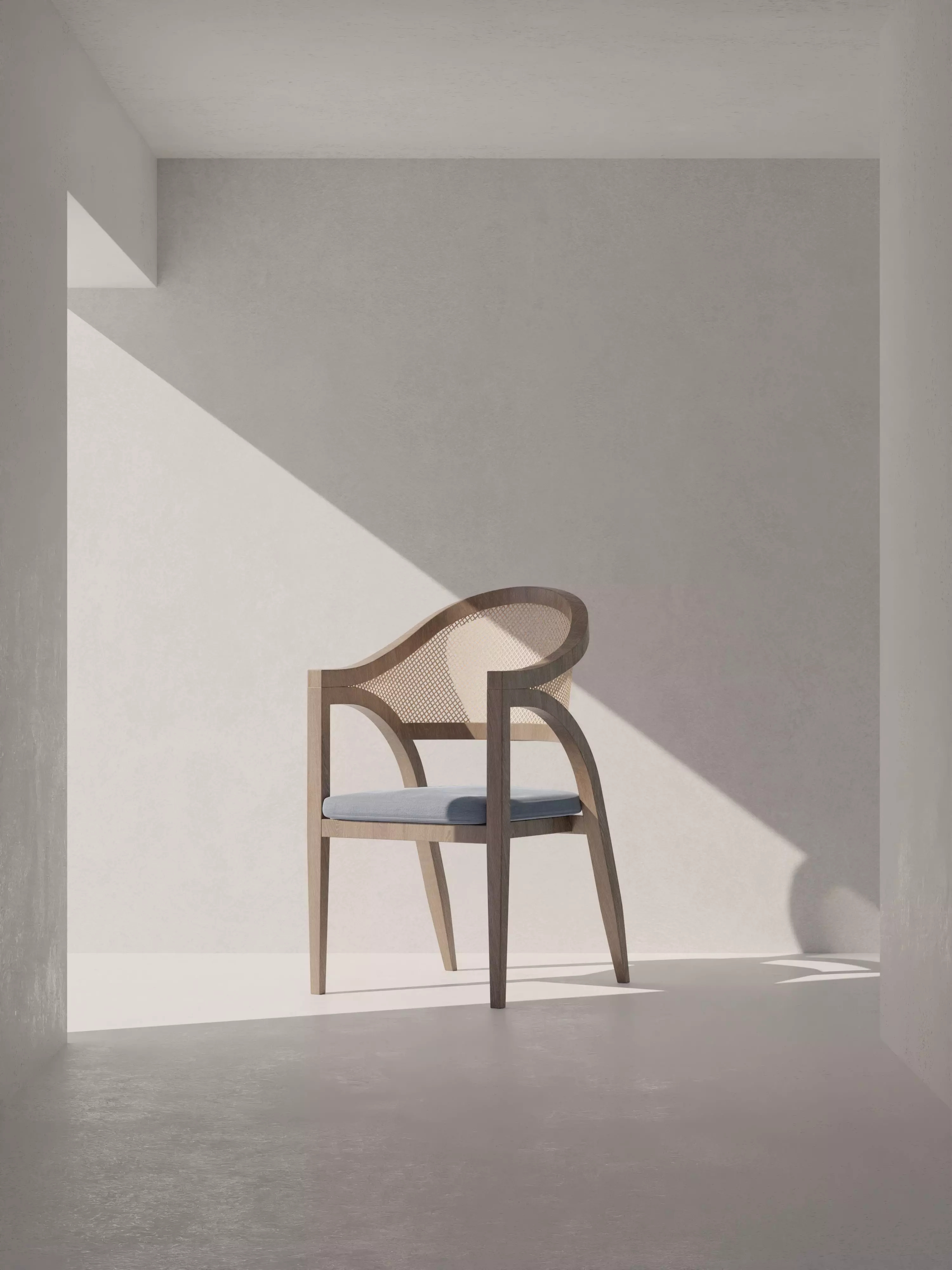 Wooden Chair - 5 of 7 3D model_0