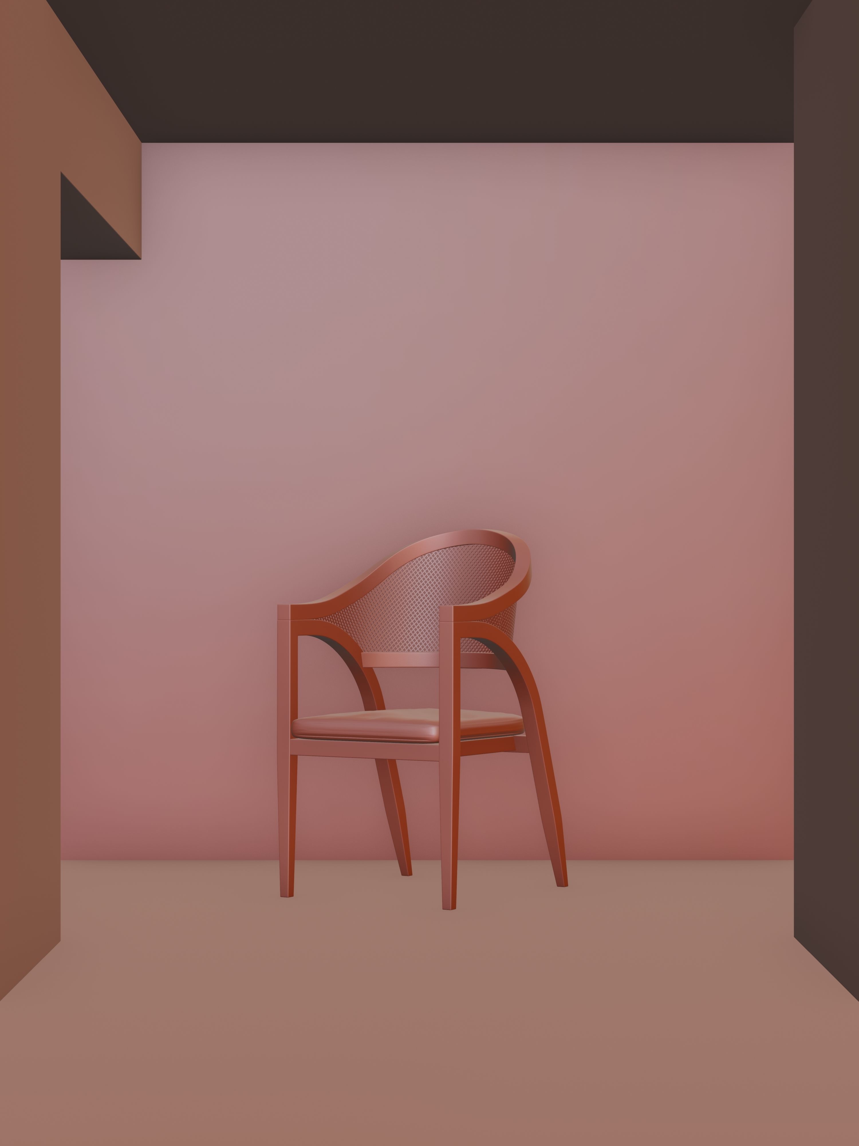 Wooden Chair - 5 of 7 3D model_2