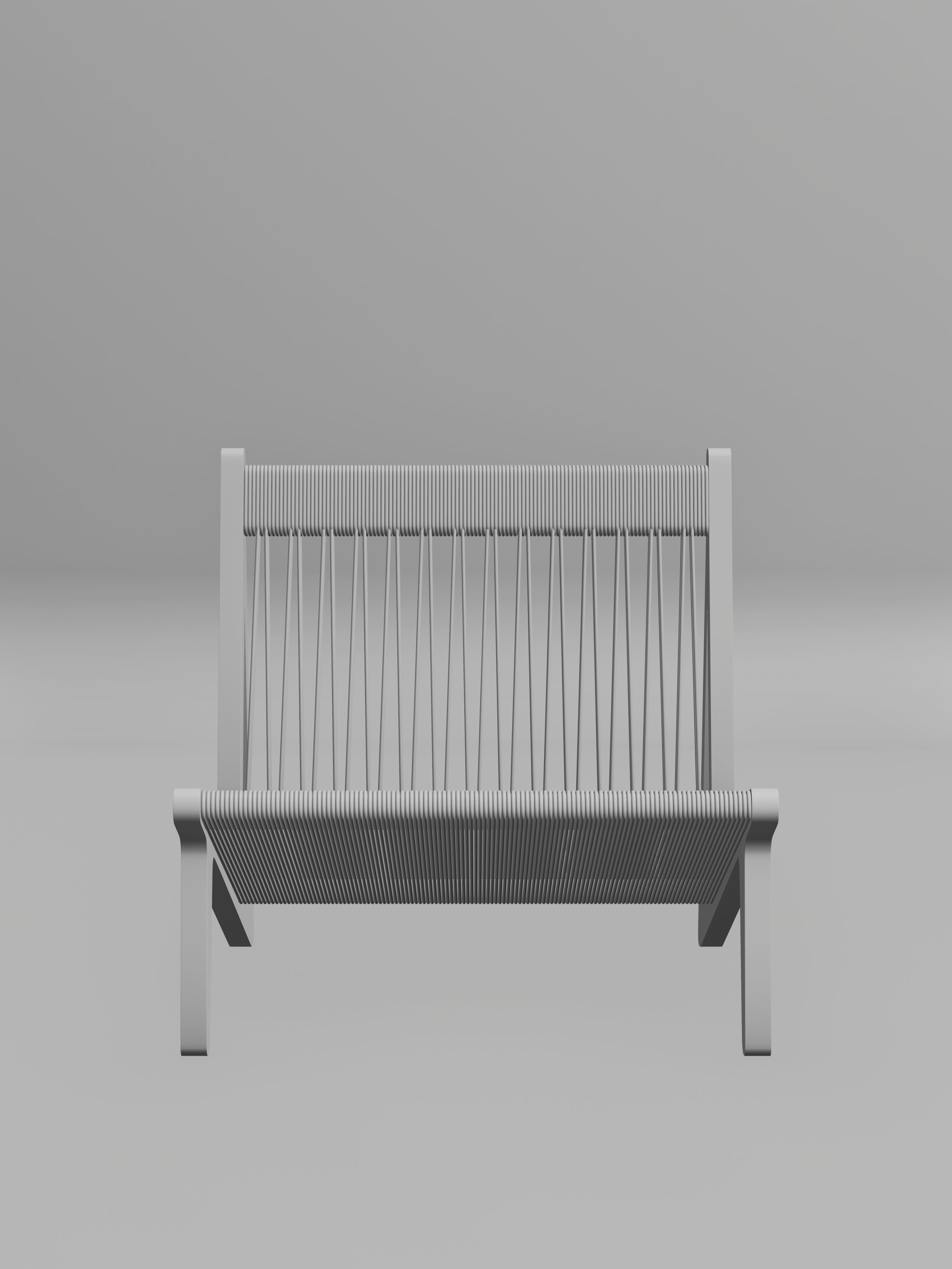 Wooden Chair - 6 of 7 3D model_3