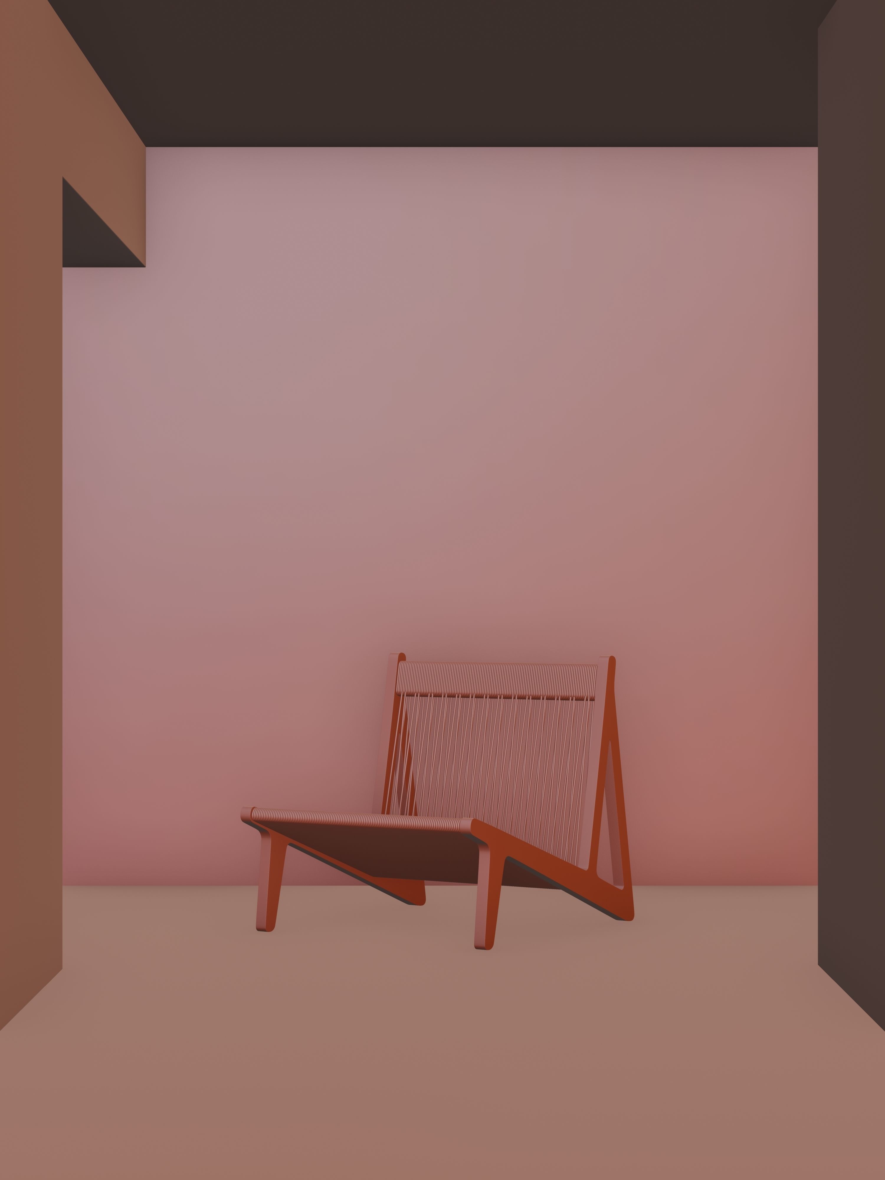 Wooden Chair - 6 of 7 3D model_2