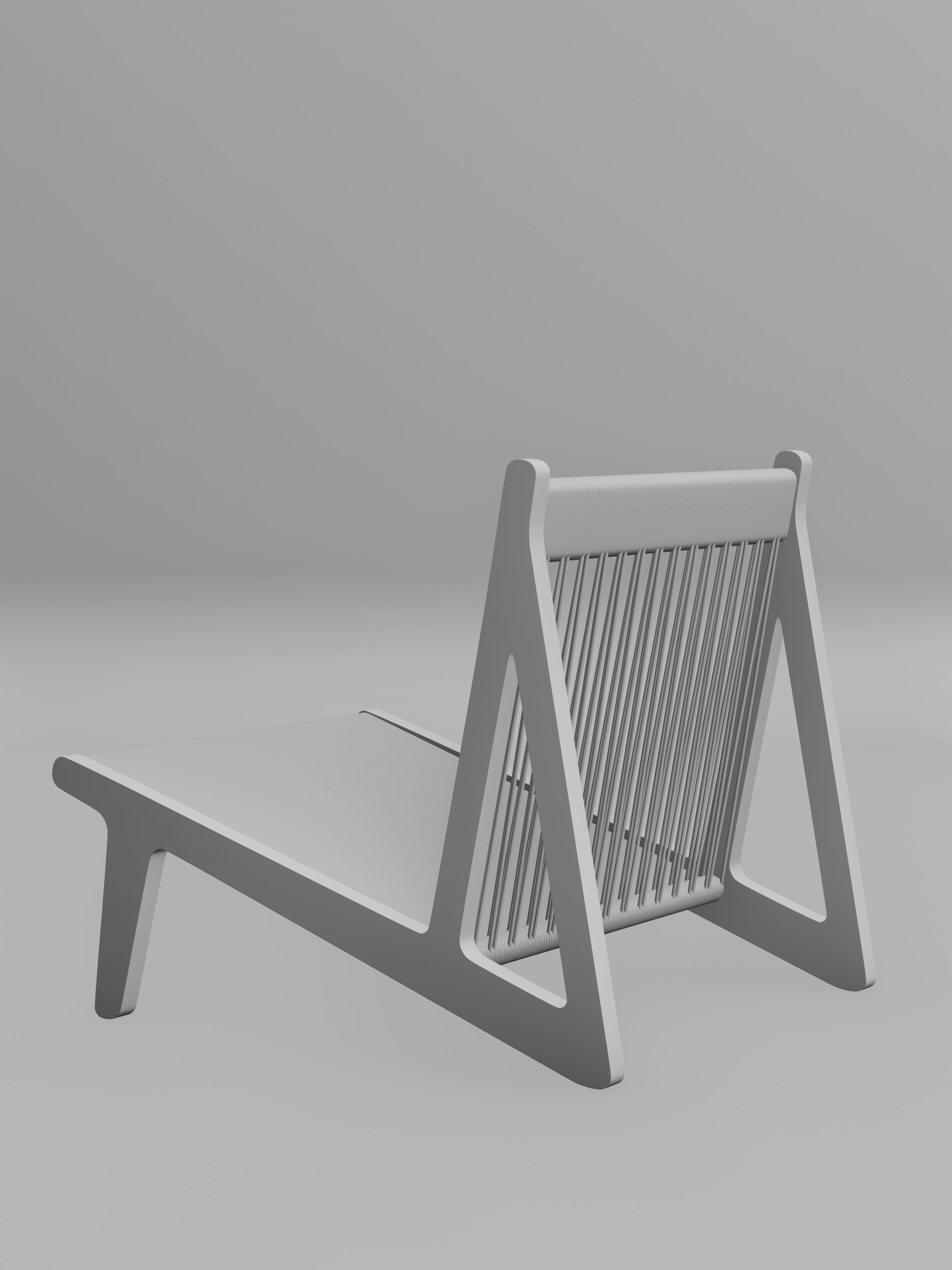 Wooden Chair - 6 of 7 3D model_5