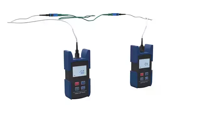 Optical light source and power meter 3D model