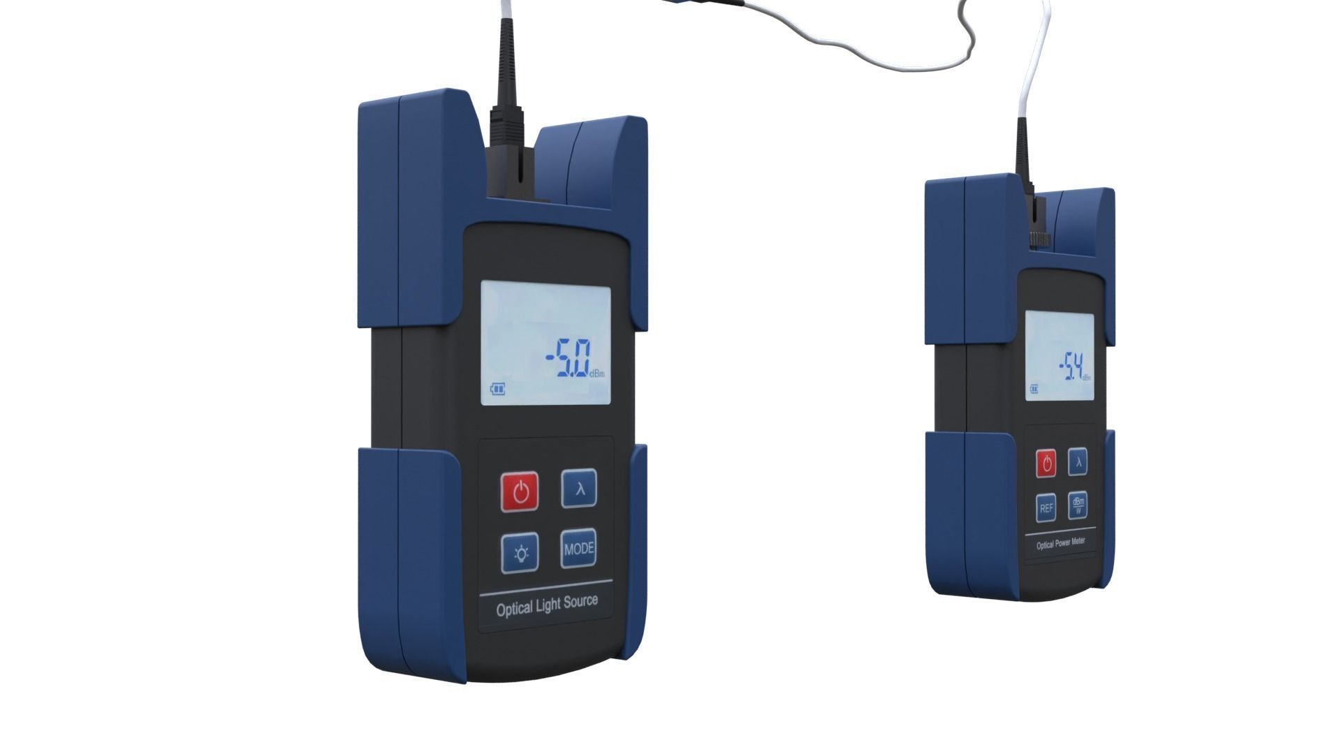 Optical light source and power meter 3D model CGTrader