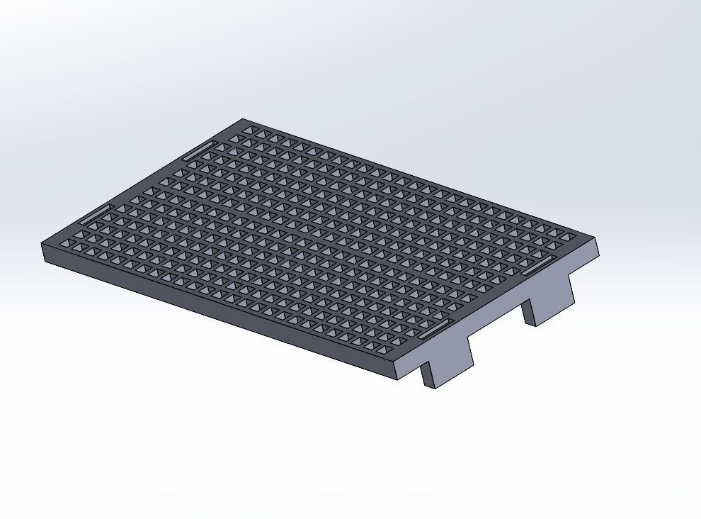 Wartungsbuehne und Gleisabdeckungen in H0 3D print model_1